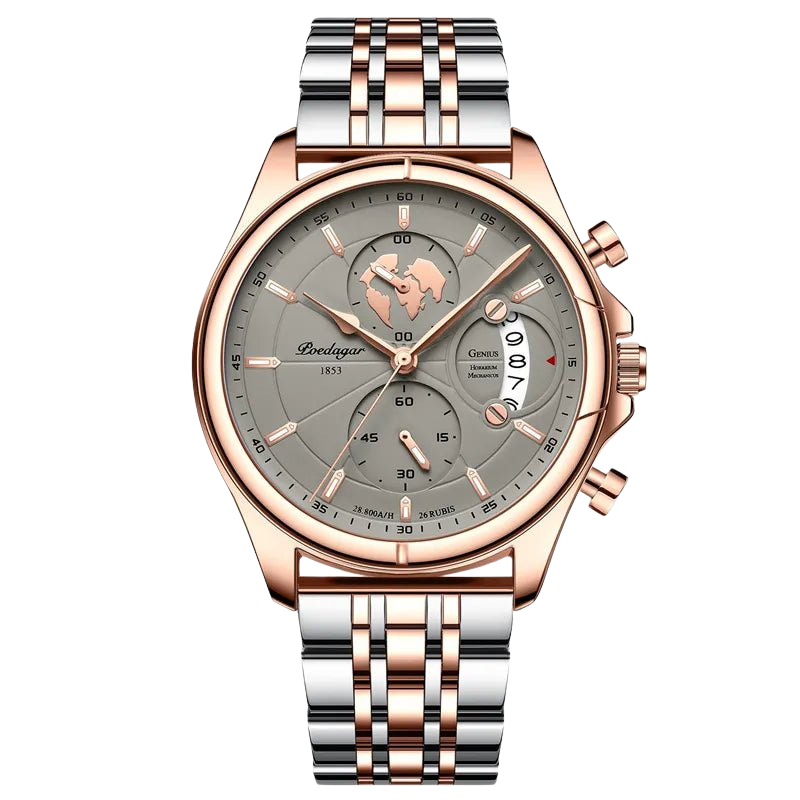 POEDAGAR Worldwide Rosesilber, Grau
