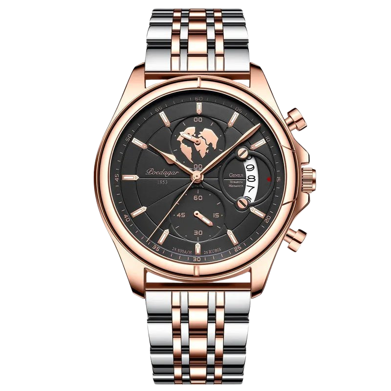 POEDAGAR Worldwide Rosesilber, Schwarz