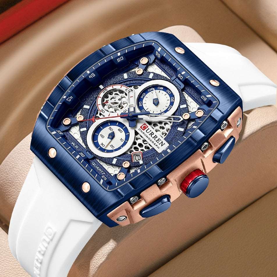 CURREN Perpetual Weißblau - Chronoxis