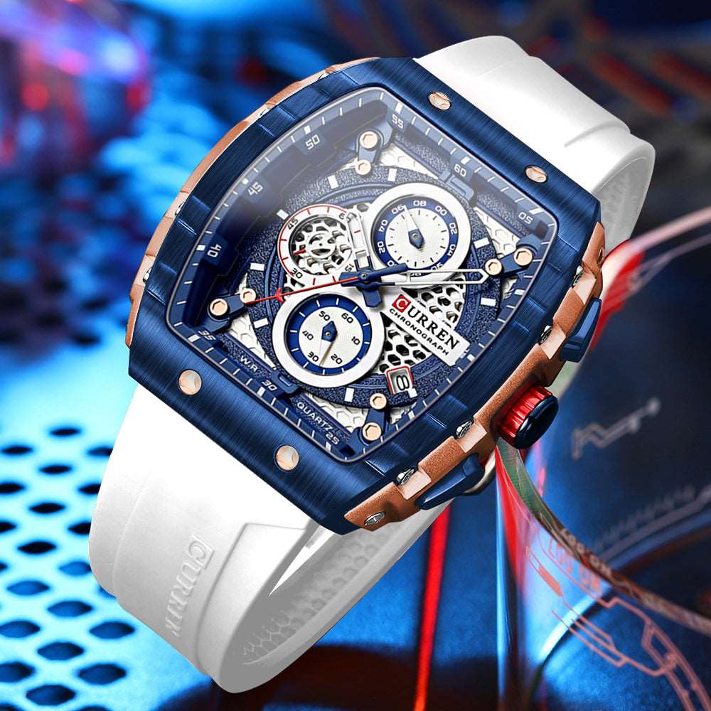 CURREN Perpetual Weißblau - Chronoxis