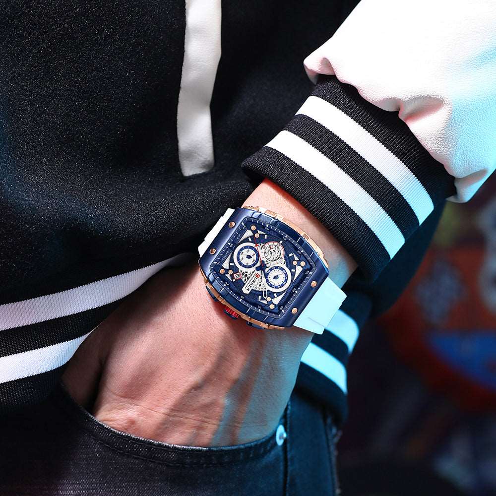 CURREN Perpetual Weißblau - Chronoxis