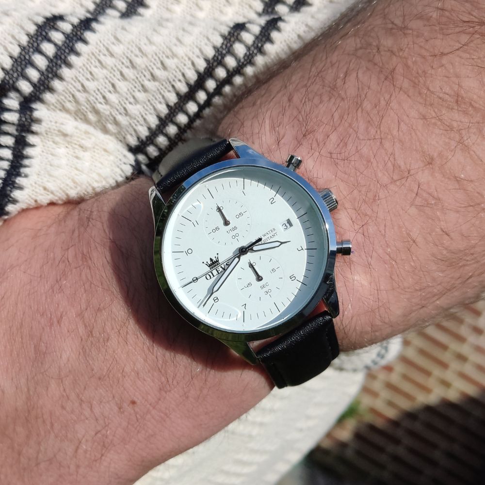 OLEVS Lumixo Schwarzweiß - Chronoxis