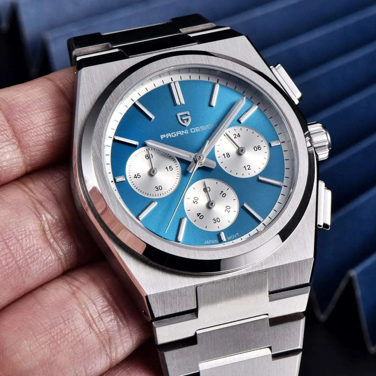 PAGANI DESIGN Bonses Silberblau - Chronoxis