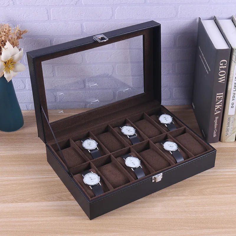 Uhrenbox mit 12 Fächer - Chronoxis