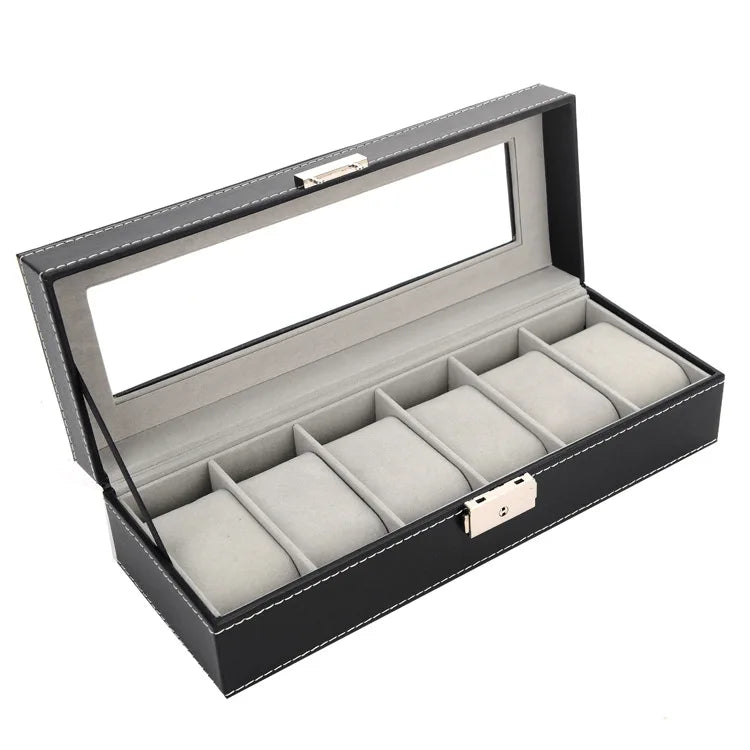 Uhrenbox mit 6 Fächer - Chronoxis