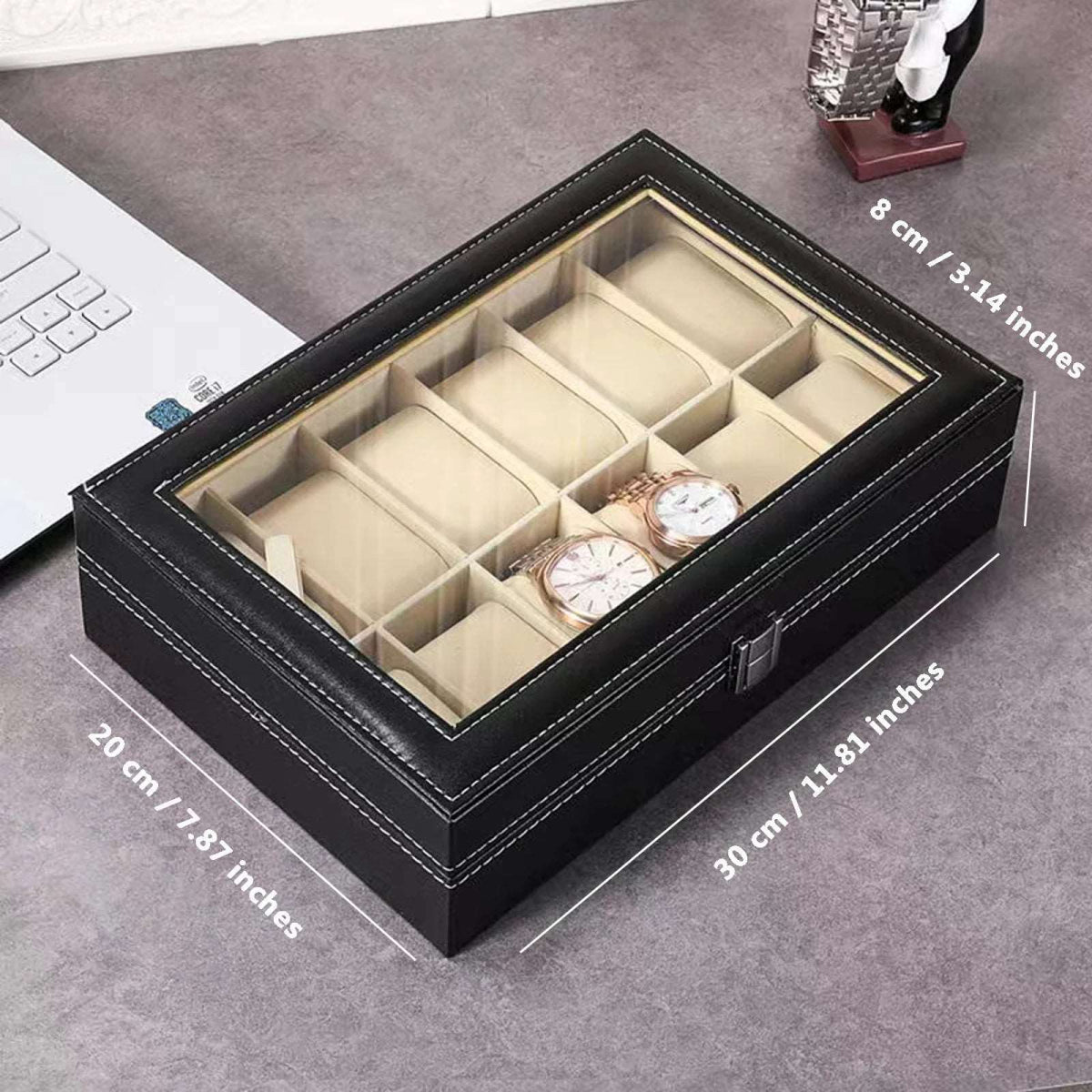 Uhrenbox mit 6 Fächer - Chronoxis