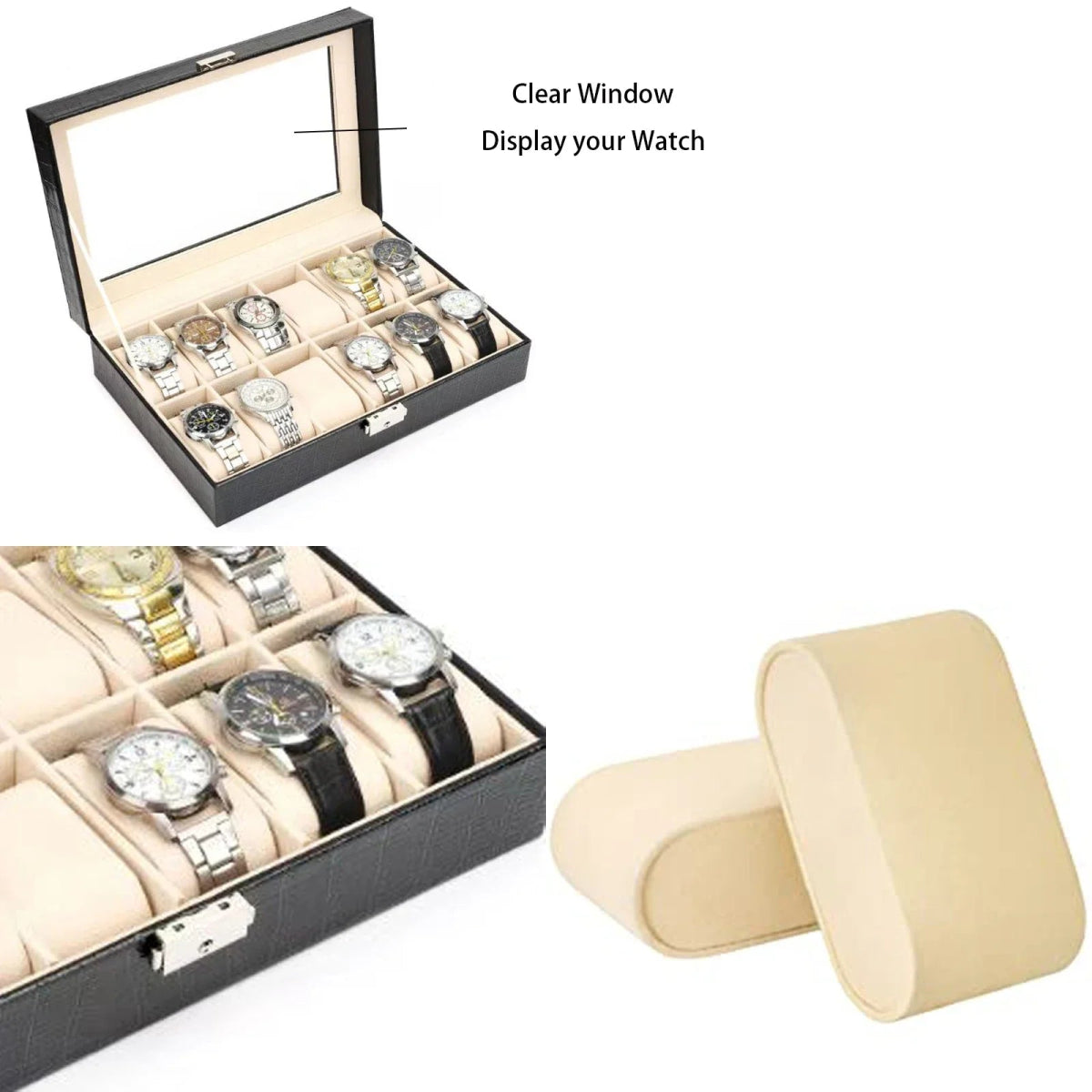 Uhrenbox mit 6 Fächer - Chronoxis