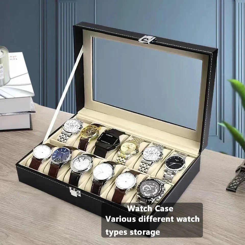 Uhrenbox mit 12 Fächer - Chronoxis